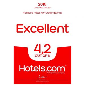 Auszeichnung Hotels.com 2016